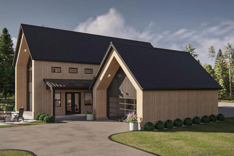 Modern Scandinavian Barn House Plans