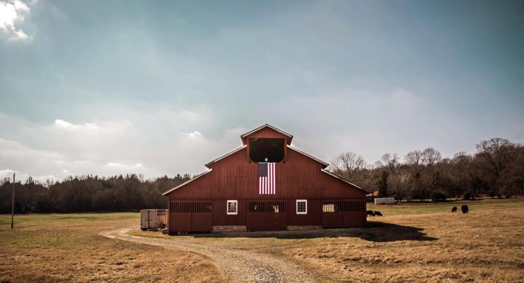 red barn