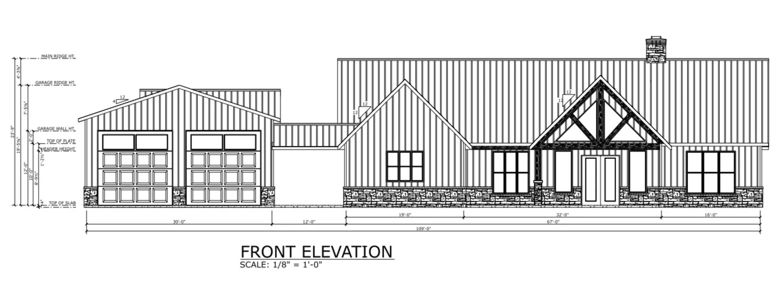 detached garage with breezeway