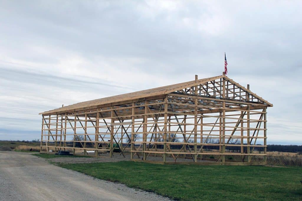 post frame home construction