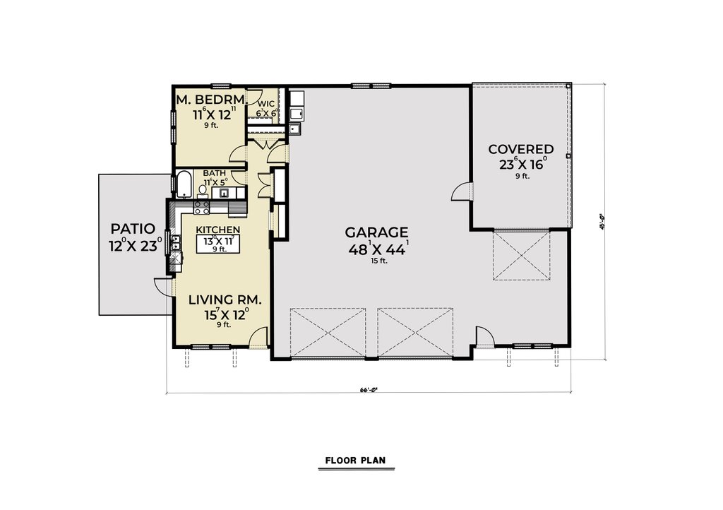 small barndominium house plan