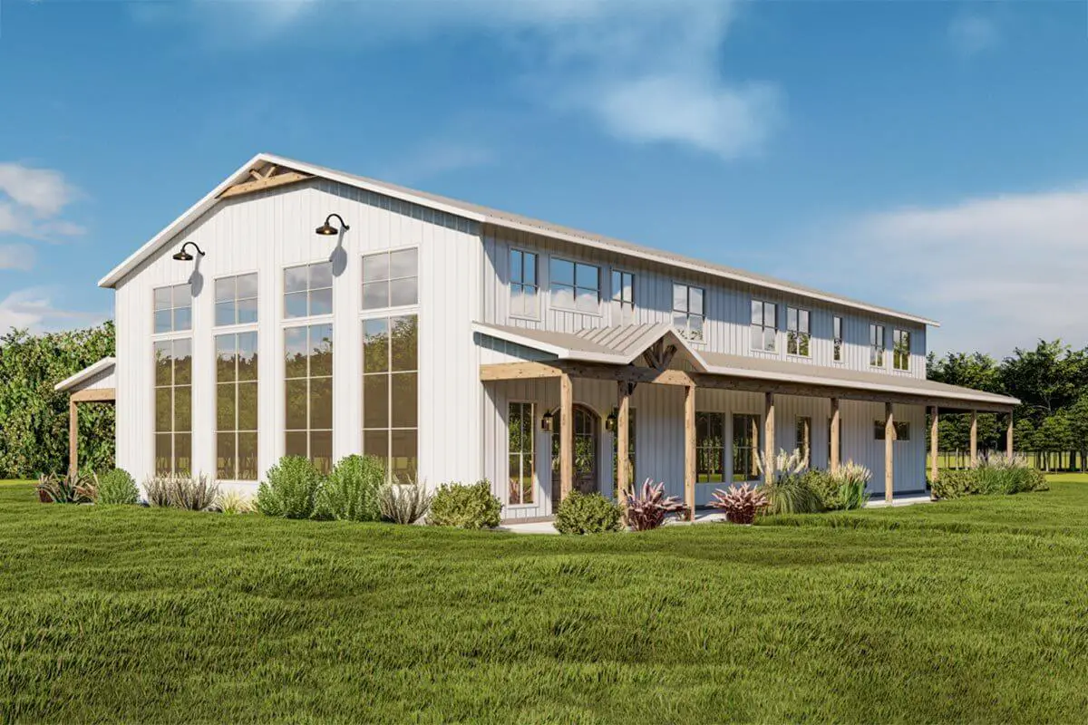 60x100 barndominium floor plan