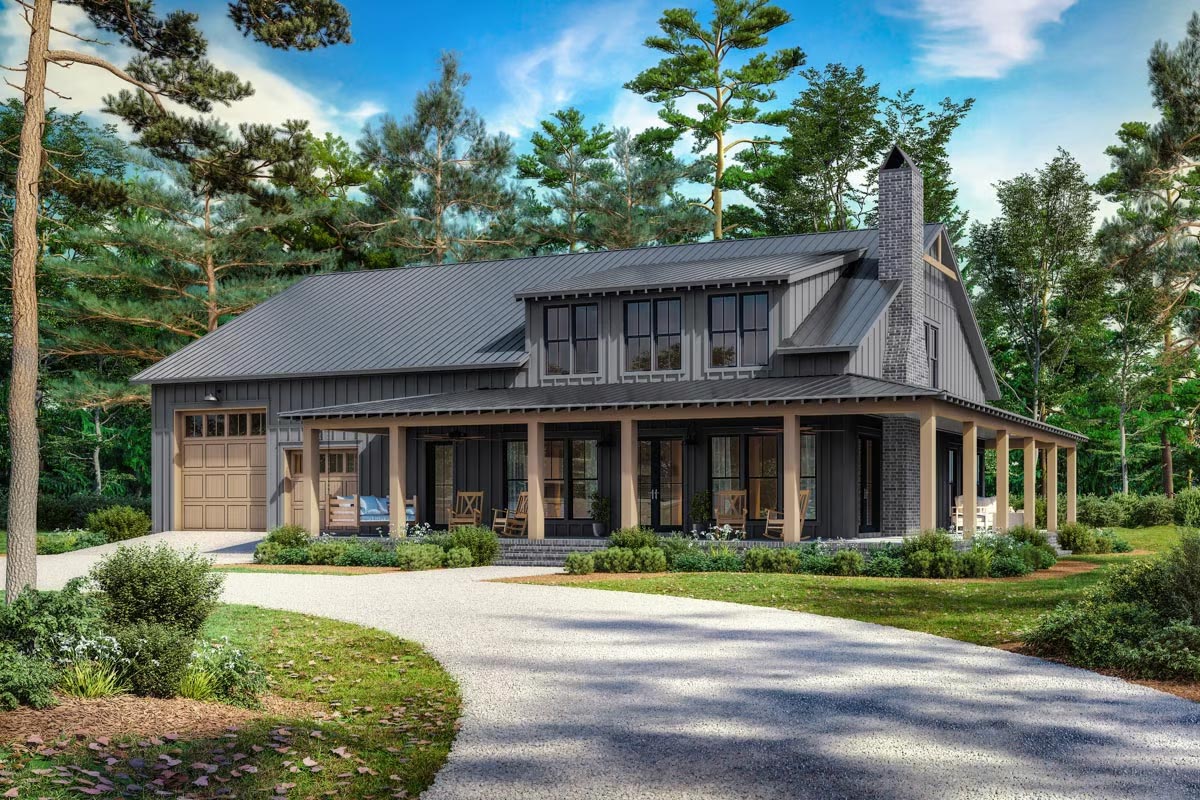 2 story modern farmhouse plans