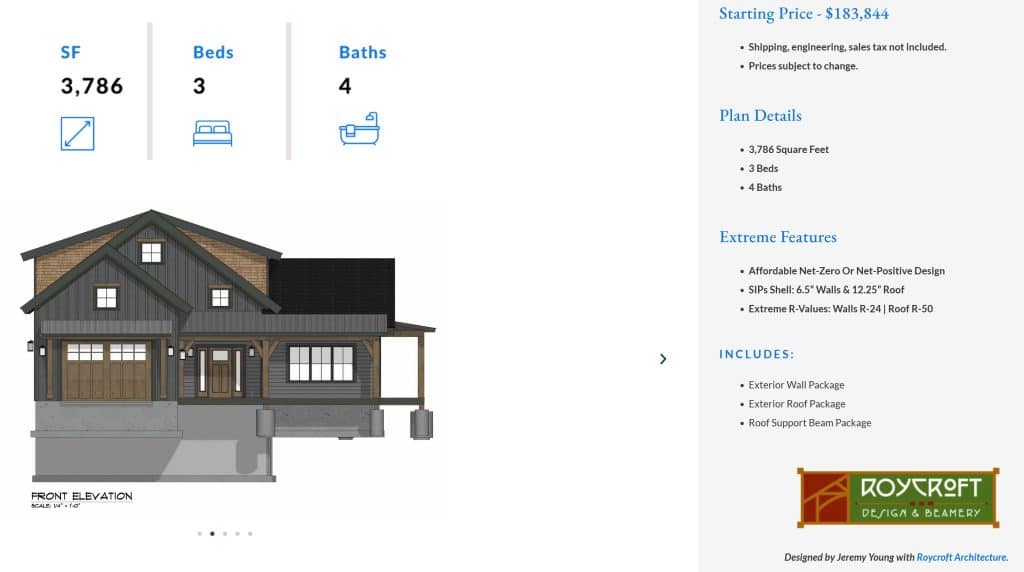 Champlain SIPS home plan