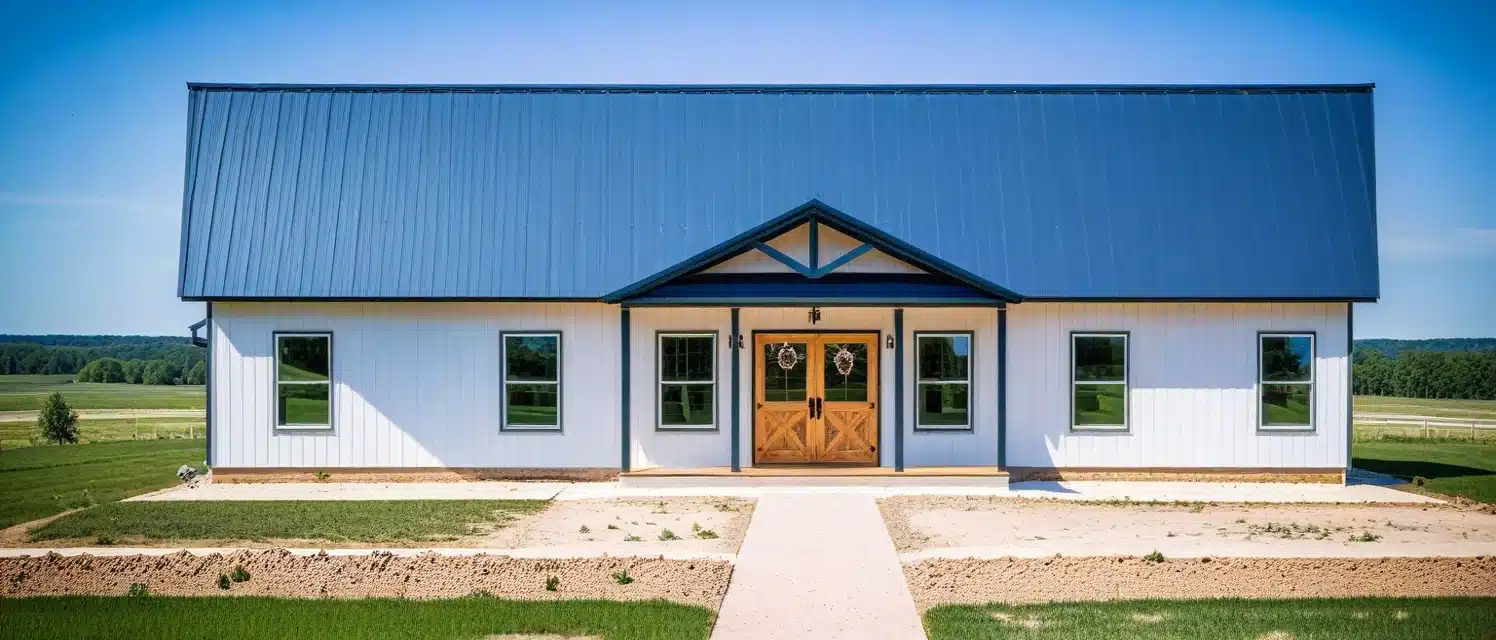 long barndominium house plan