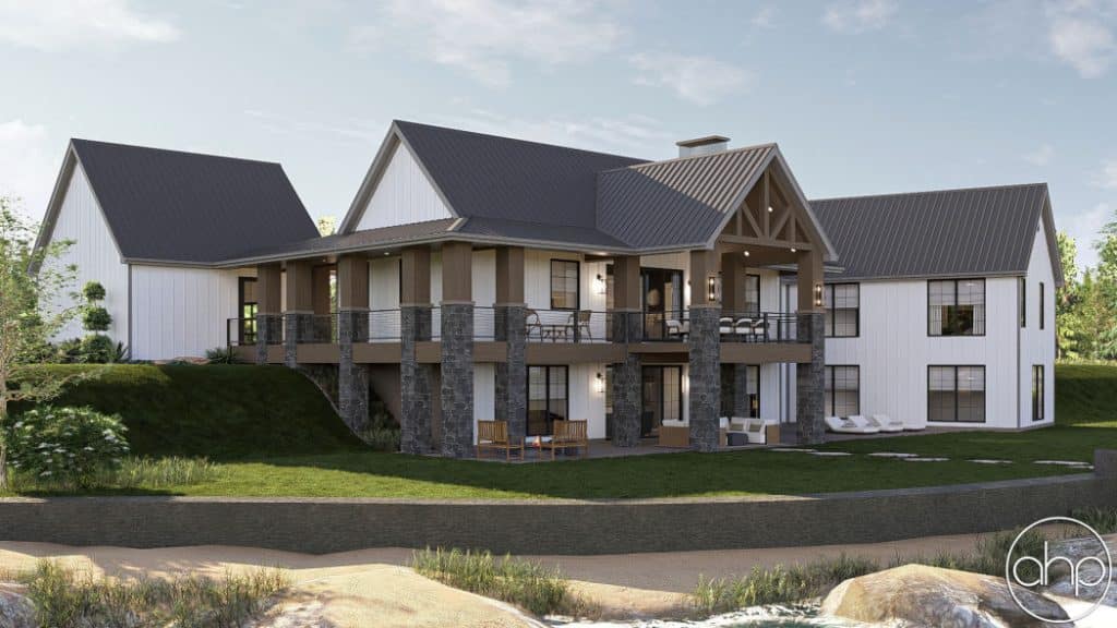 sloping lot barndo