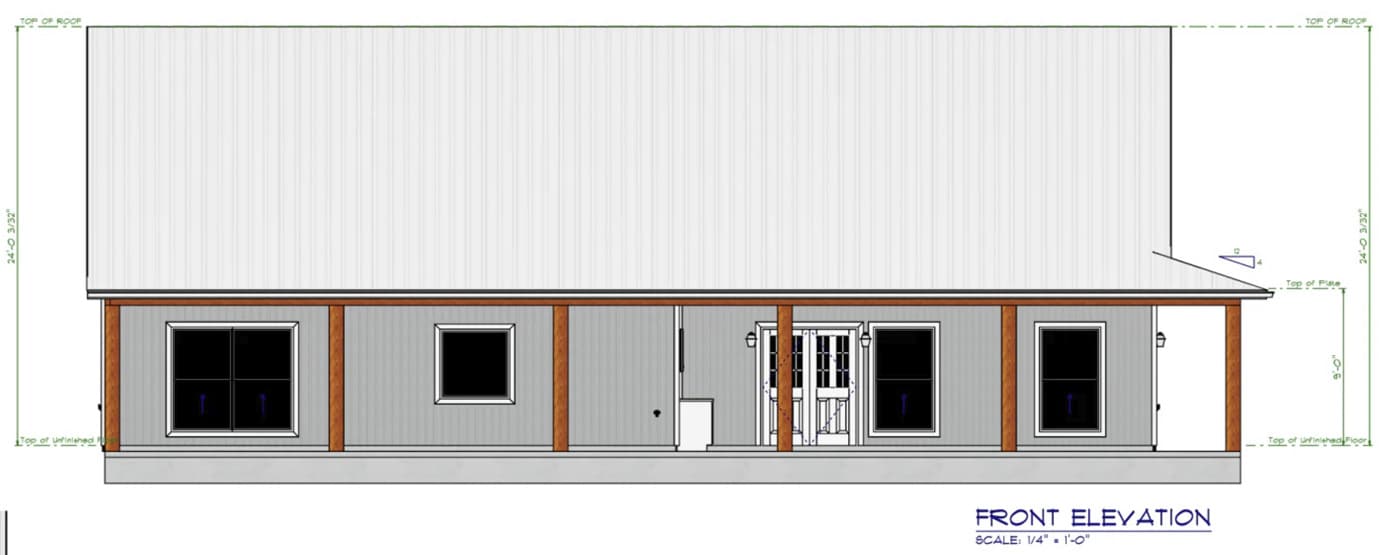 front elevation