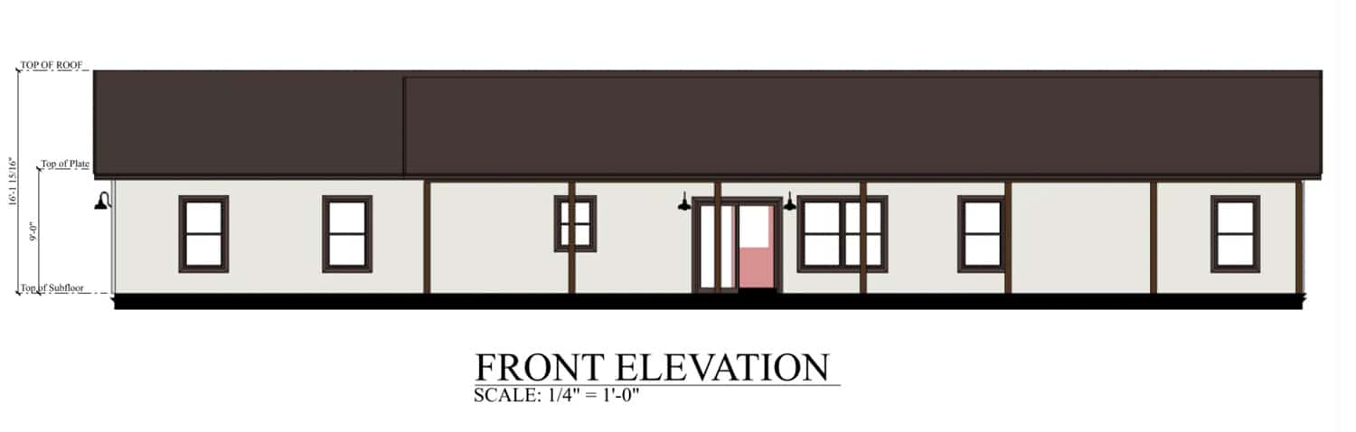harmony front elevation