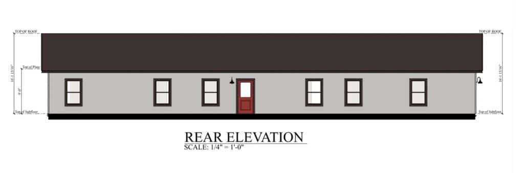harmony rear elevation