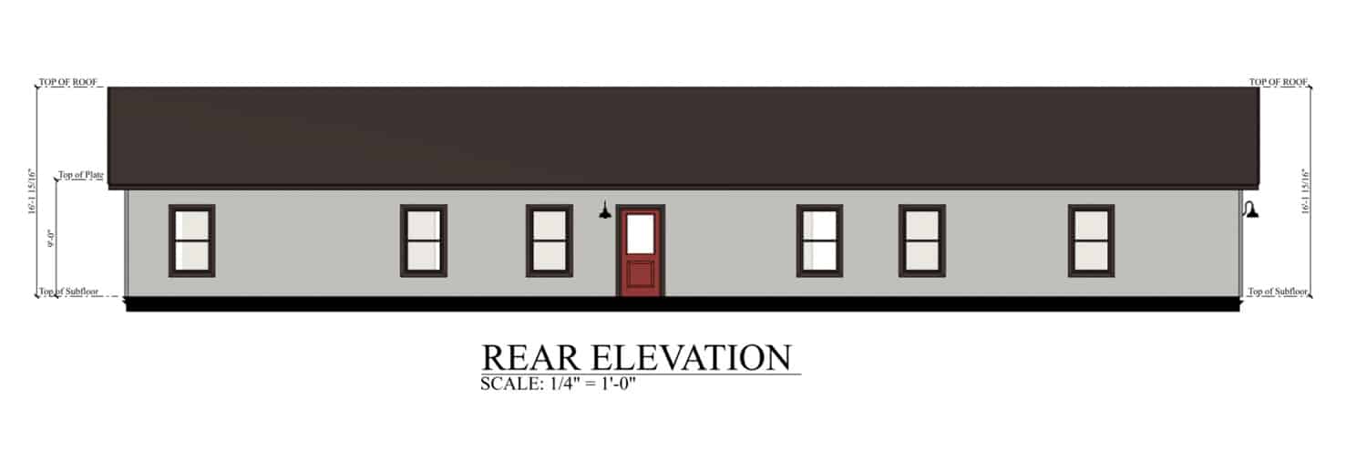 harmony rear elevation