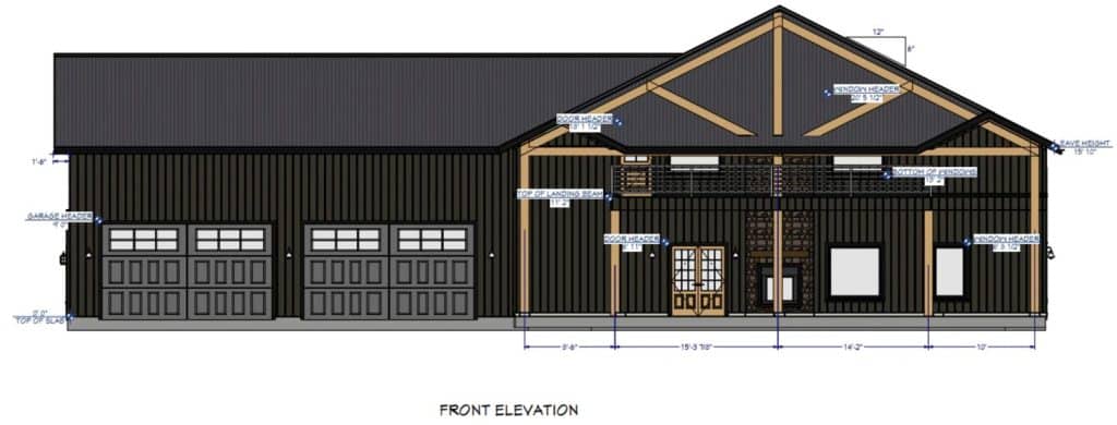 front elevation