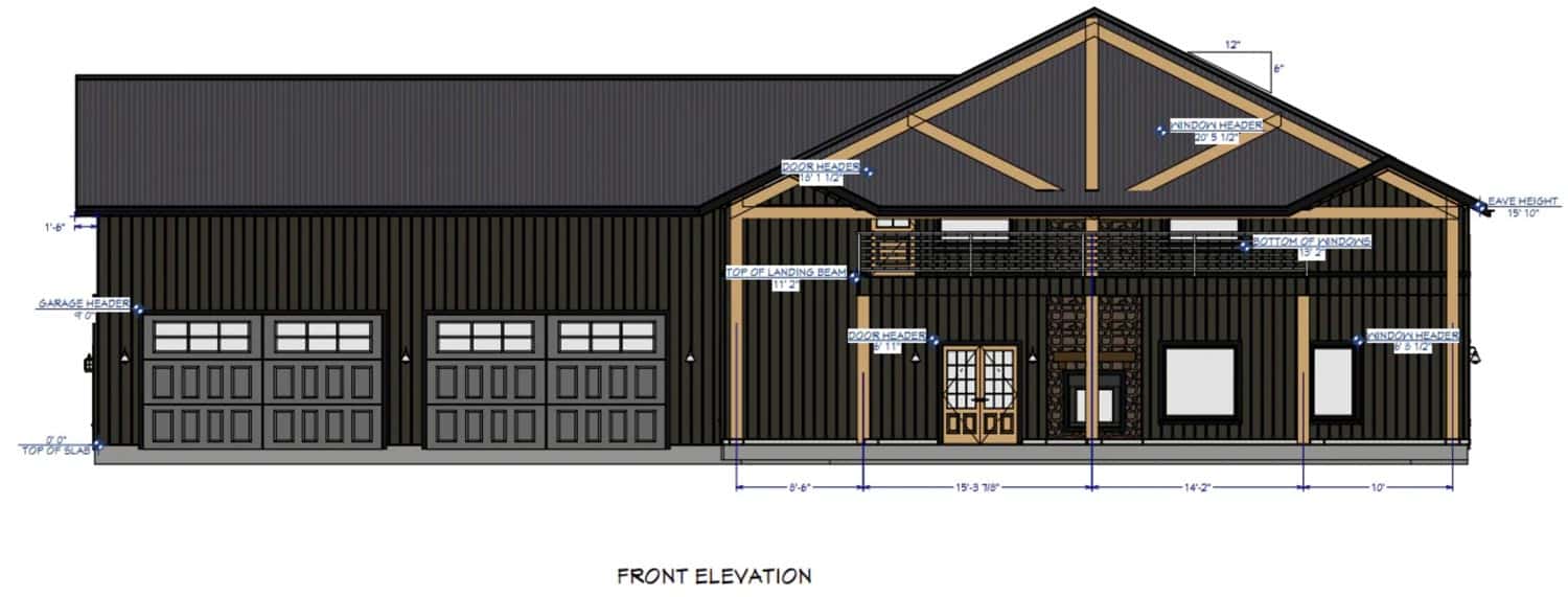 front elevation