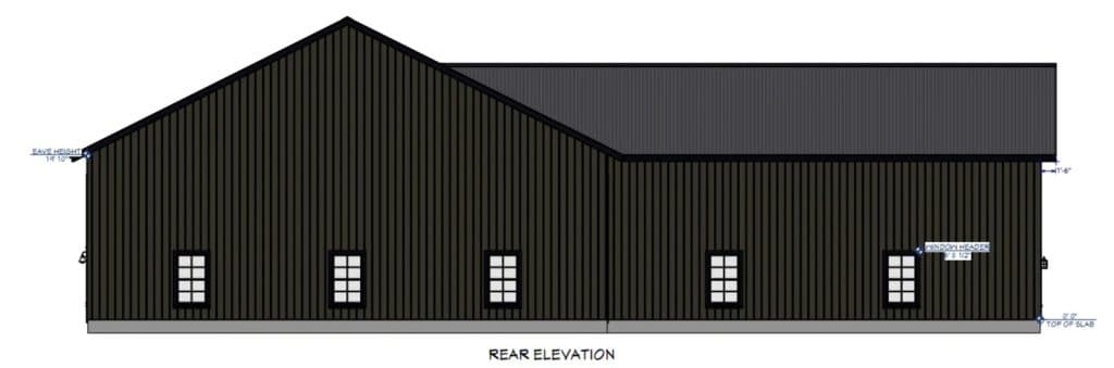 wickard rear elevation
