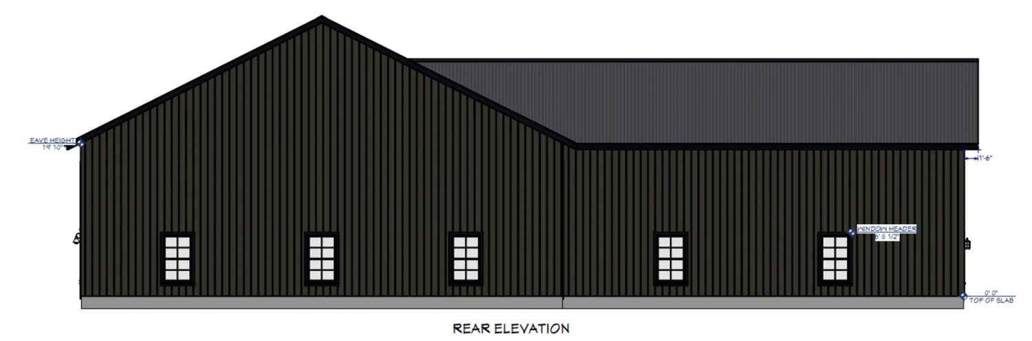 wickard rear elevation