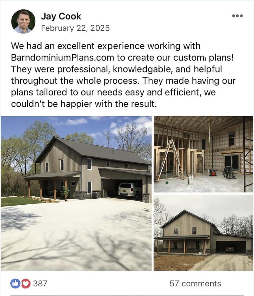 custom barndominium plans