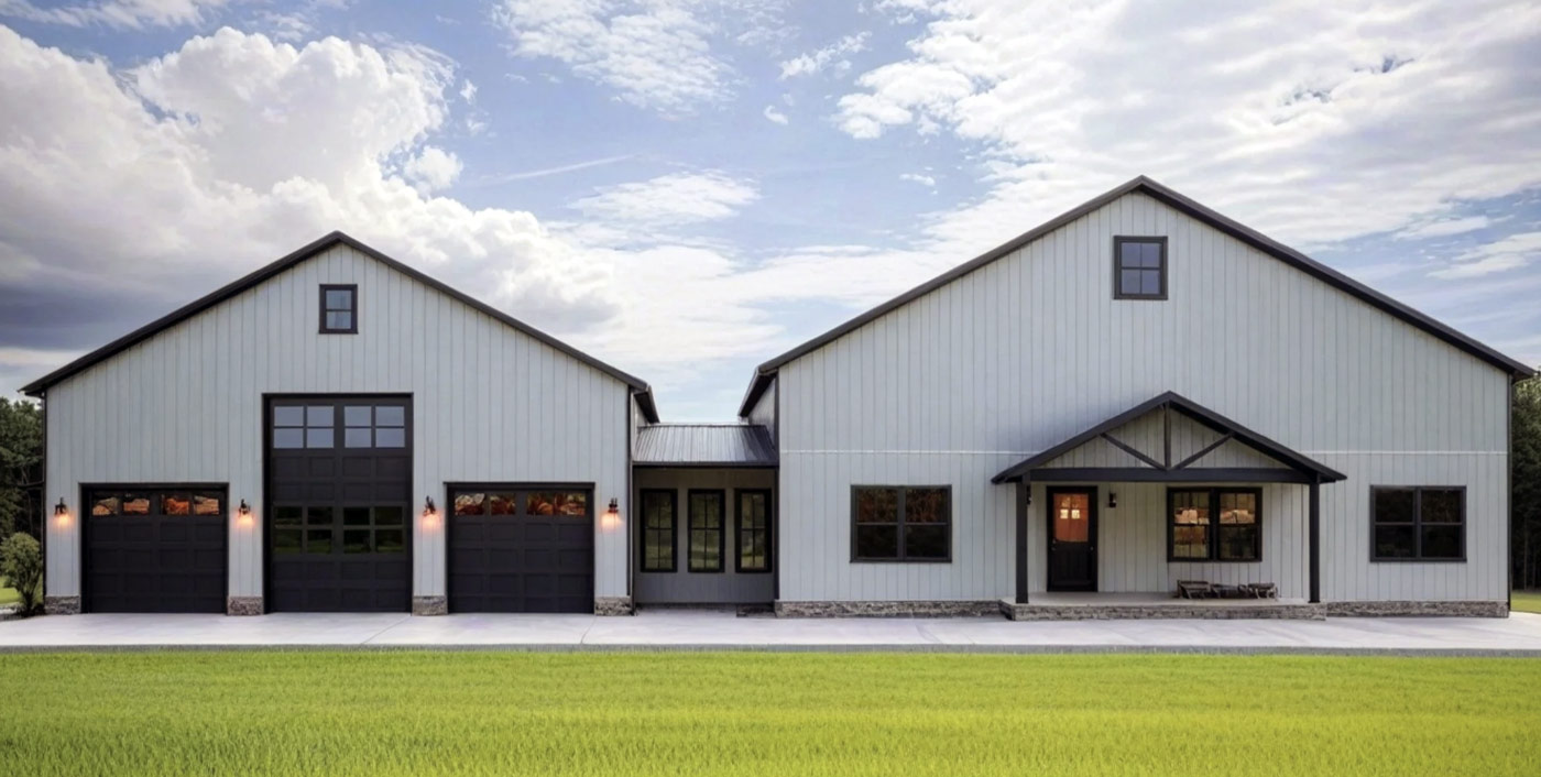 Gillian barndominum plan PL-64002