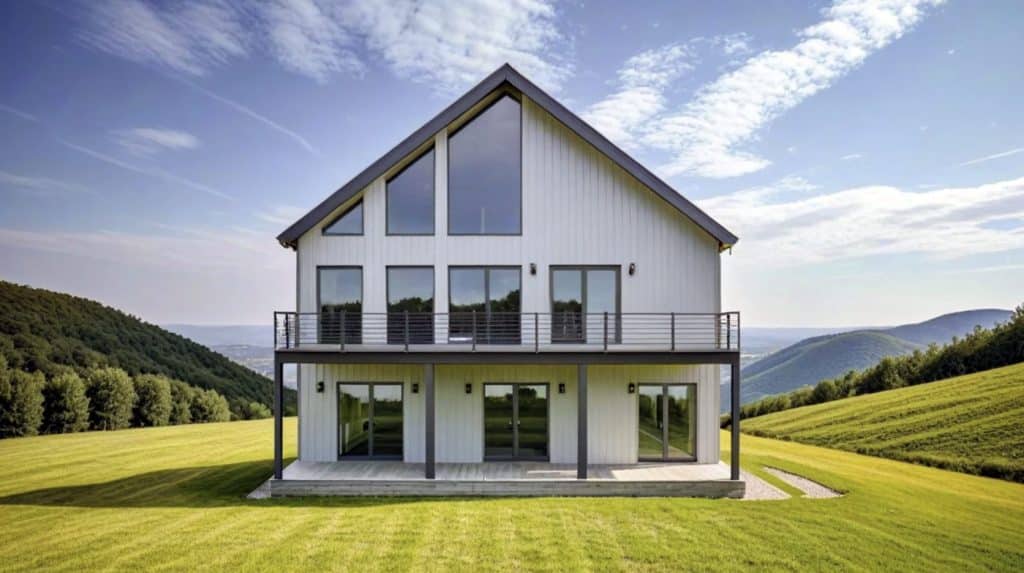 Lakeview barndominium house plan