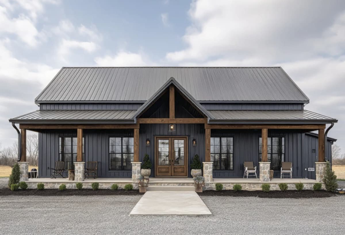 bco-40183 black farmhouse barndo