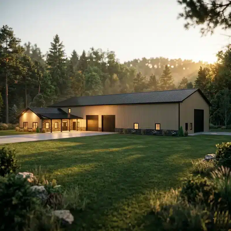 4 bed / 3 bath / 4,325 sq ft Prefab Barndo Kit 2 cedar ridge