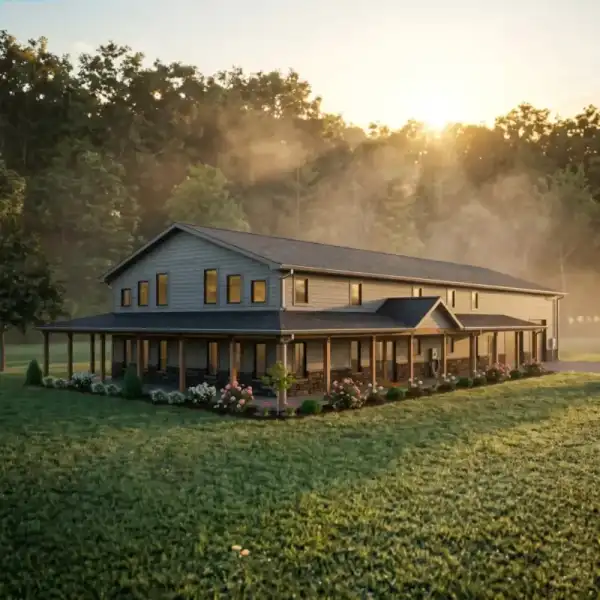 4 bed / 3 bath / 2,521 sq ft Prefab Barndo Kit 2 garret ridge