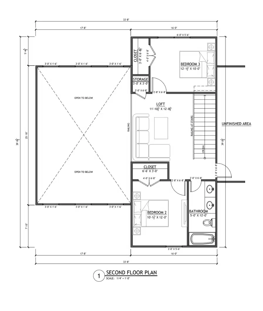 barndominium garage with loft