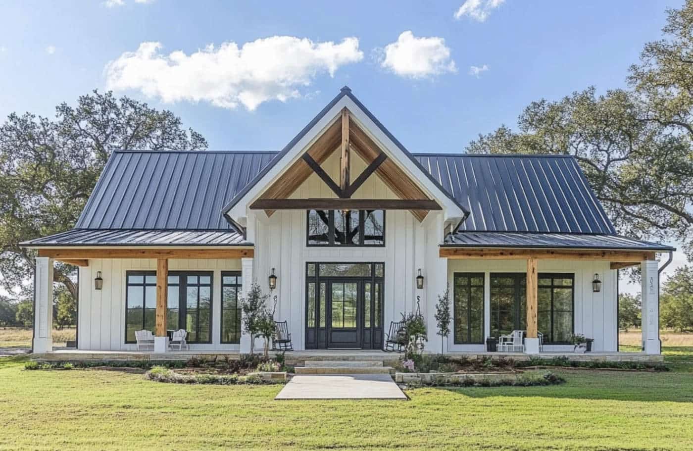 modern farmhouse barndominium plans